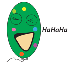 Balloon lovely sticker #12634720