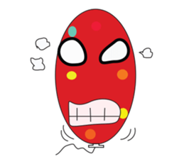 Balloon lovely sticker #12634723