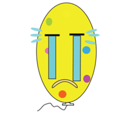 Balloon lovely sticker #12634725