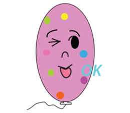 Balloon lovely sticker #12634728