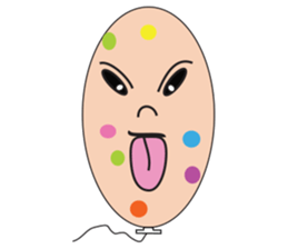 Balloon lovely sticker #12634729