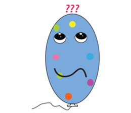 Balloon lovely sticker #12634736