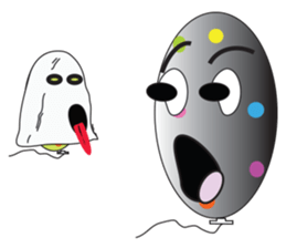 Balloon lovely sticker #12634757