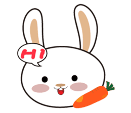 Ling's Snow Rabbits-2 sticker #12634960