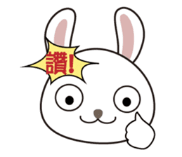 Ling's Snow Rabbits-2 sticker #12634961