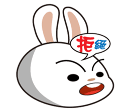 Ling's Snow Rabbits-2 sticker #12634964