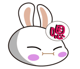 Ling's Snow Rabbits-2 sticker #12634968