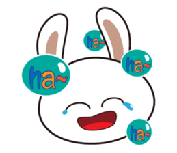 Ling's Snow Rabbits-2 sticker #12634973