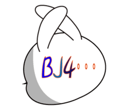 Ling's Snow Rabbits-2 sticker #12634977