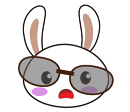 Ling's Snow Rabbits-2 sticker #12634979