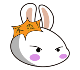 Ling's Snow Rabbits-2 sticker #12634983