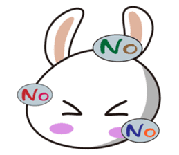 Ling's Snow Rabbits-2 sticker #12634987