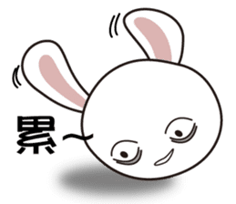 Ling's Snow Rabbits-2 sticker #12634988