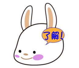 Ling's Snow Rabbits-2 sticker #12634992