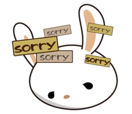 Ling's Snow Rabbits-2 sticker #12634994