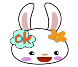 Ling's Snow Rabbits-2 sticker #12634996