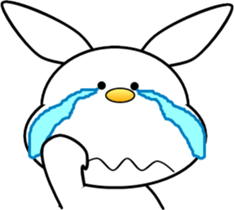 AIUEO rabbit-1 sticker #12635563