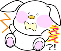 AIUEO rabbit-1 sticker #12635564