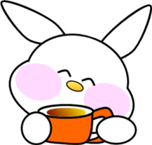 AIUEO rabbit-1 sticker #12635567