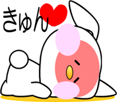 AIUEO rabbit-1 sticker #12635568