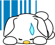 AIUEO rabbit-1 sticker #12635577