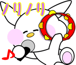 AIUEO rabbit-1 sticker #12635595