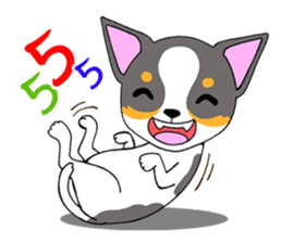 Chihuahua Kaao nieow & Moo bping sticker #12635604