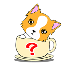 Chihuahua Kaao nieow & Moo bping sticker #12635611