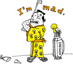 Golfer wrestler sticker #12636660