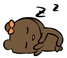 Doodle Bear - sweet love sticker #12637028