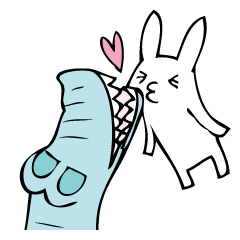 Rabbit of fairy tale talk 9