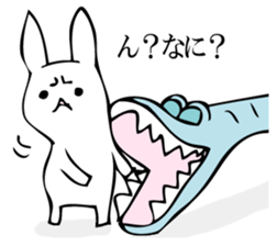 Rabbit of fairy tale talk 9 sticker #12637190