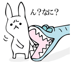 Rabbit of fairy tale talk 9 sticker #12637190