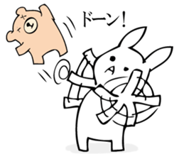 Rabbit of fairy tale talk 9 sticker #12637195