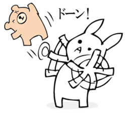 Rabbit of fairy tale talk 9 sticker #12637195