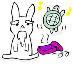 Rabbit of fairy tale talk 9 sticker #12637197