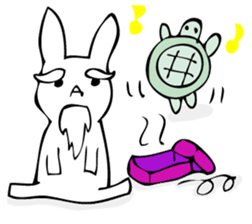 Rabbit of fairy tale talk 9 sticker #12637197