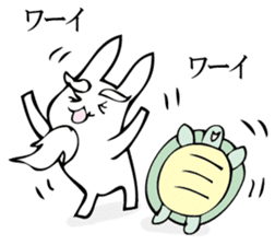 Rabbit of fairy tale talk 9 sticker #12637198