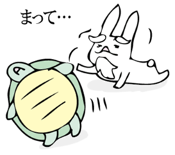 Rabbit of fairy tale talk 9 sticker #12637200