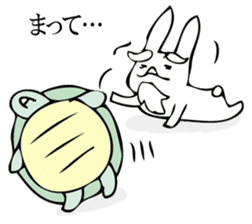 Rabbit of fairy tale talk 9 sticker #12637200