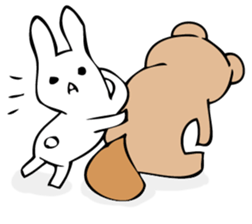 Rabbit of fairy tale talk 9 sticker #12637201