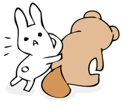 Rabbit of fairy tale talk 9 sticker #12637201