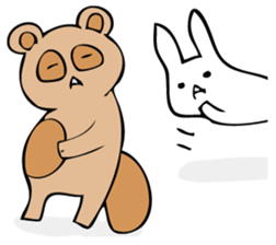 Rabbit of fairy tale talk 9 sticker #12637202