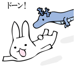 Rabbit of fairy tale talk 9 sticker #12637204