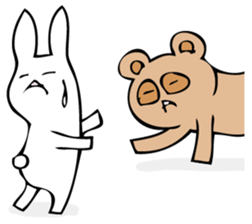 Rabbit of fairy tale talk 9 sticker #12637205