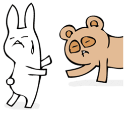 Rabbit of fairy tale talk 9 sticker #12637205