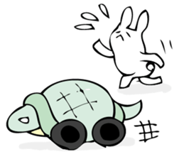 Rabbit of fairy tale talk 9 sticker #12637207