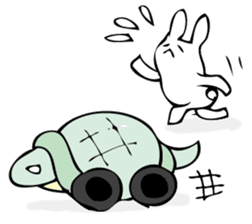 Rabbit of fairy tale talk 9 sticker #12637207