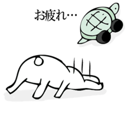 Rabbit of fairy tale talk 9 sticker #12637208