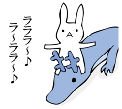 Rabbit of fairy tale talk 9 sticker #12637209